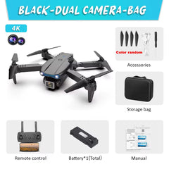 KBDFA E99Pro 4K HD Drone Dual Camera Wifi FPV Quadcopter Obstacle Avoidance Aerial Photography Professional
