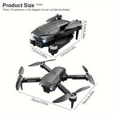 F198 Drone Professional Dual Camera 1080P WIFI FPV HD Aerial Photography Brushless Foldable Drone