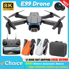 KBDFA E99Pro Drone 4K HD Dual Camera Wifi FPV Quadcopter Obstacle Avoidance Aerial Photography Professional