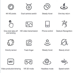 2023 New RC Drone 4K HD Wide Angle Camera WIFI FPV Drone Dual Camera Quadcopter