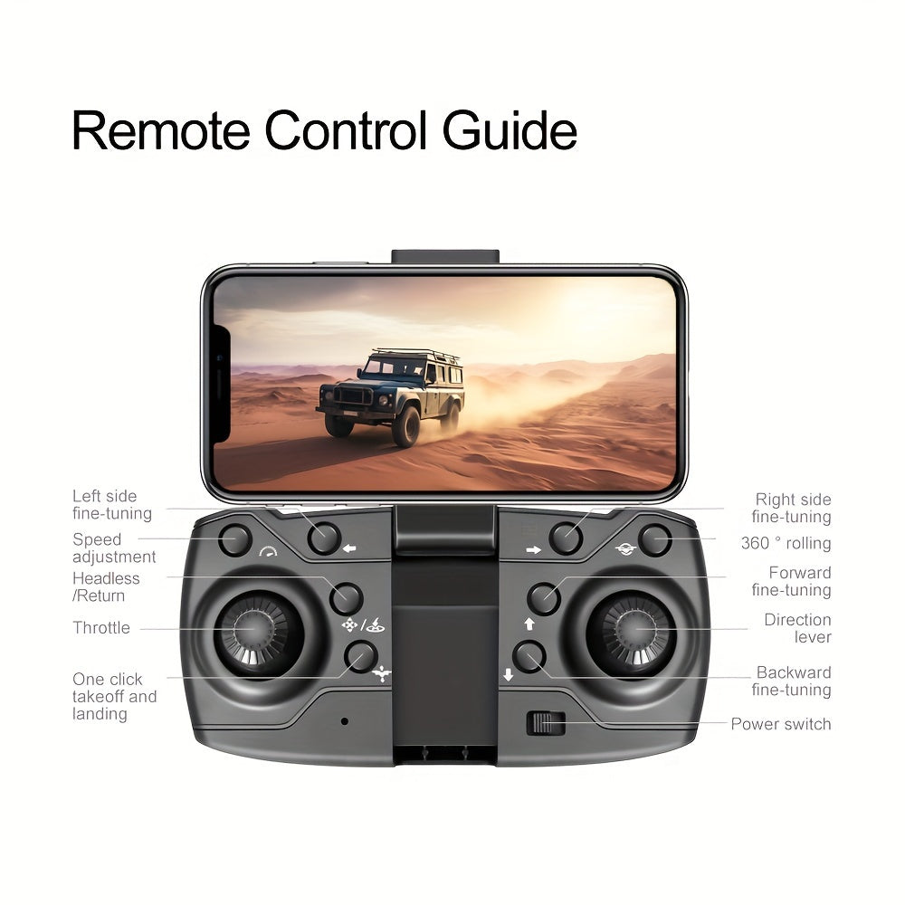 F198 Drone Professional Dual Camera 1080P WIFI FPV HD Aerial Photography Brushless Foldable Drone