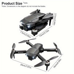 F198 Drone Professional Dual Camera 1080P WIFI FPV HD Aerial Photography Brushless Foldable Drone