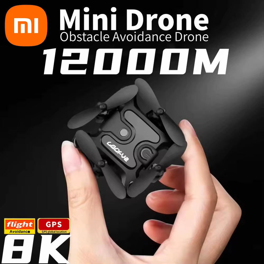 V2 Mini Drone Professional HD Camera 5G Wifi FPV Air Pressure Altitude Hold Foldable Quadcopter RC Drone Toys New UAV