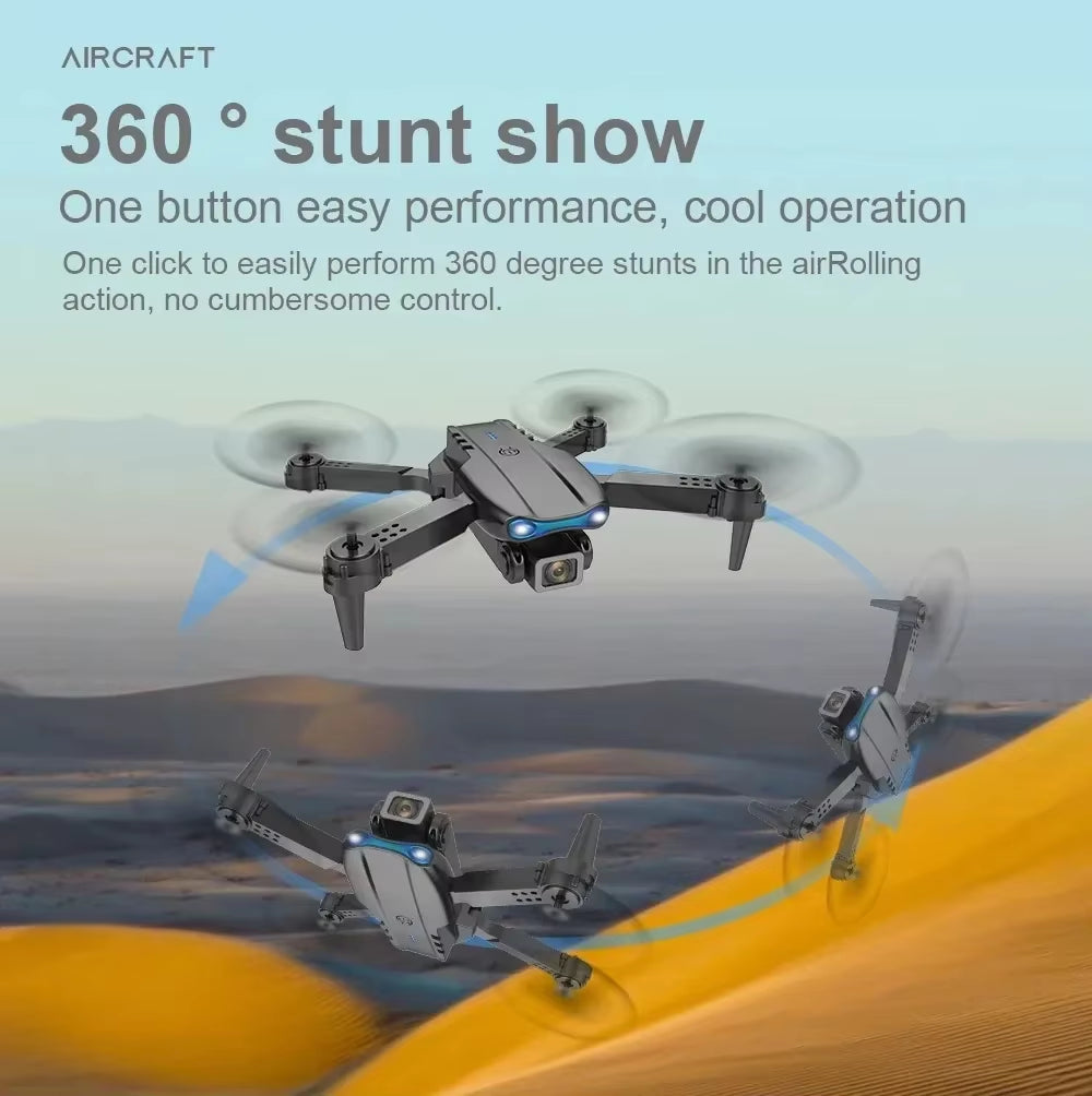 Professional HD E99Pro Drone 4K Dual WIFI Fpv Quadcopter Aircraft with Obstacle Avoidance for Aerial Photography Drone Camera