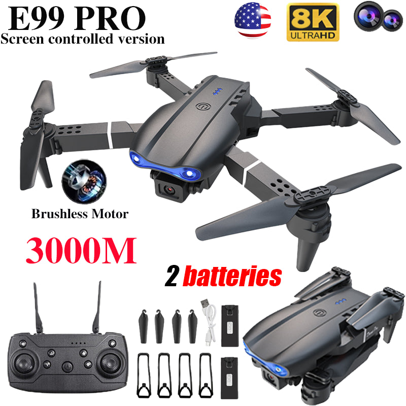 5G 4K GPS Drone Pro with HD Dual Camera Drones Wifi FPV Foldable RC Quadcopter