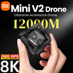 Xiaomi V2 New Mini Drone Professional 8K HD Camera WIFI FPV Air Pressure Altitude Hold Foldable Quadcopter Rc Drone Toys 2025